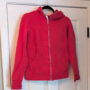 Vibrant Red Hoodie By Lululemon